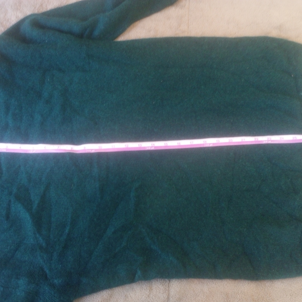 Fine Colection Designe In Paris 100%CashmereWomen's V-Neck Sweater - Dark Green - Picture 9 of 11